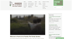 Desktop Screenshot of huertodelafamilia.org
